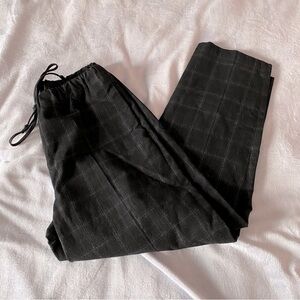 The Group by Babaton black checkered Jimmy pant